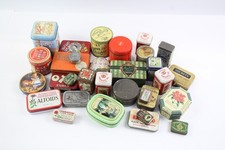 Advertising Tin Metal Boxes Antique Vintage Joblot Elastoplast Oxo John Cotton