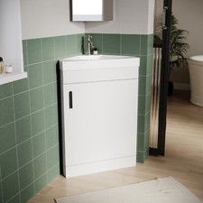 Corner Bathroom Vanity Unit