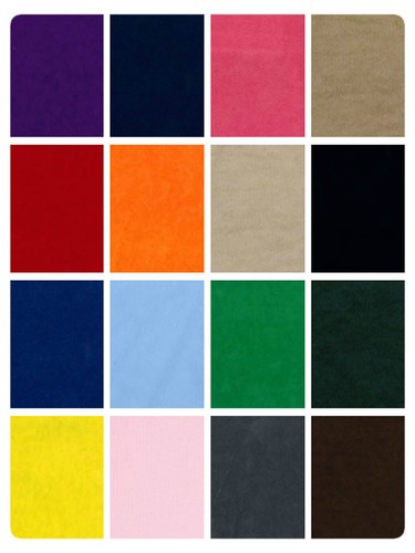 Plain suedette fabric - plain,
