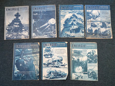 Original Scarce WW2 German Energie Technical Journal Magazine Set - 1942 x7 Mags