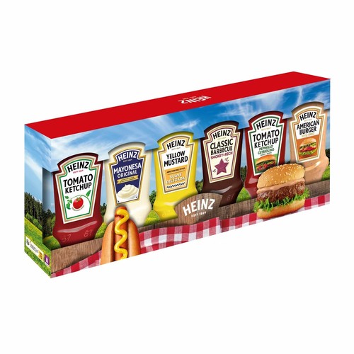 Heinz picnic sauce - selection, 6
