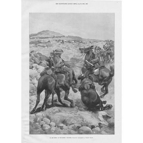 Boer war mounted - boer, infantry