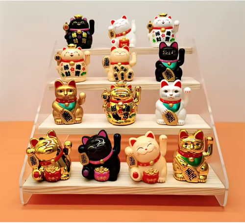 Solar powered lucky cat - solar,