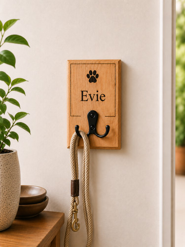 Personalised name pet leash
