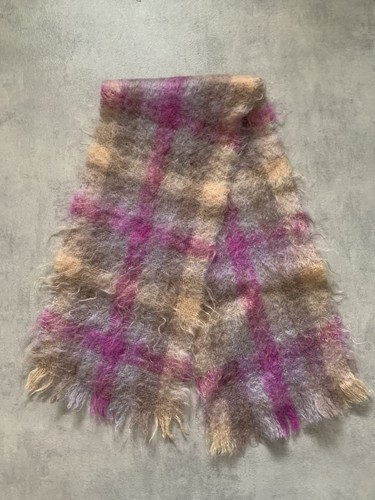 Vintage mohair scarf - mohair,