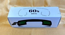 OPIS 60s MICRO RETRO HANDSET VINTAGE MOBILE PHONE HANDSET GREEN PLUG IN BOXED