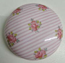 Past Times Pink Flowers Trinket Box San 4
