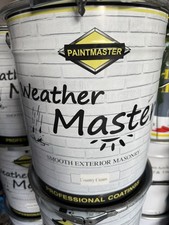 ✅ PAINTMASTER Weather Master Smooth Exterior Masonary Paint Country Cream 20lts.