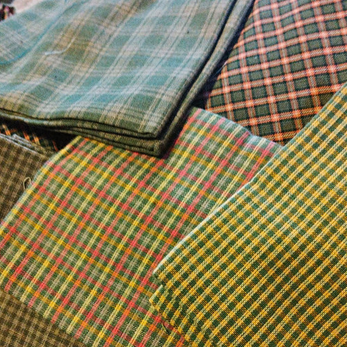 Assorted plaid check - check, fabric