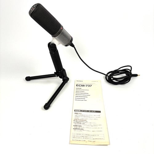 Sony ecm 737 electret - sony, ecm-737