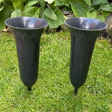 Set plain black fluted - 2,
