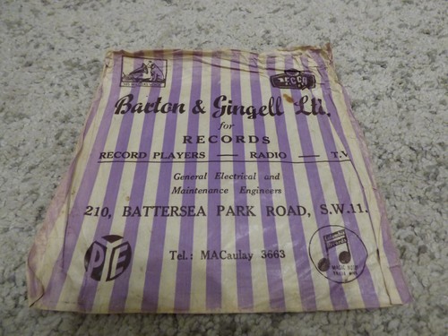 Vintage advertising paper bag