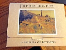 Impressionists 12 Notelets and