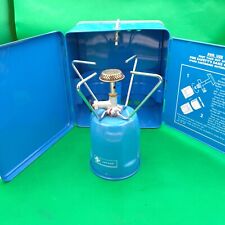 Campingaz Gas Cooker DE LUXE Super Bleuet +Metal Box Camping Gaz Stove No Gas