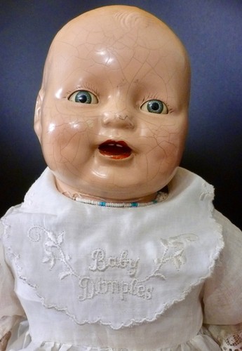 Antique doll horseman baby - doll,