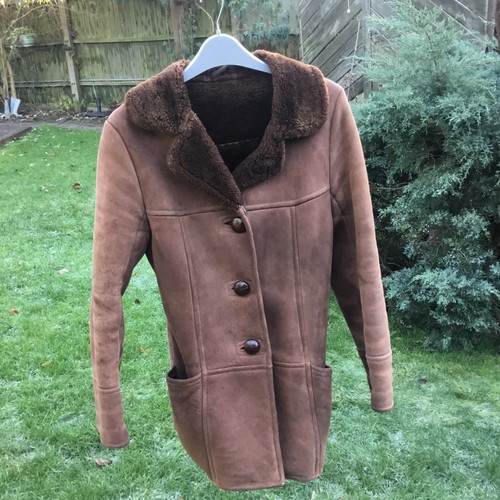 Ladies sheepskin coat - sheepskin,