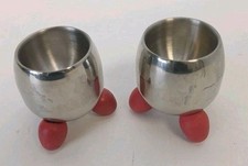 Pair Vintage Space Age Egg