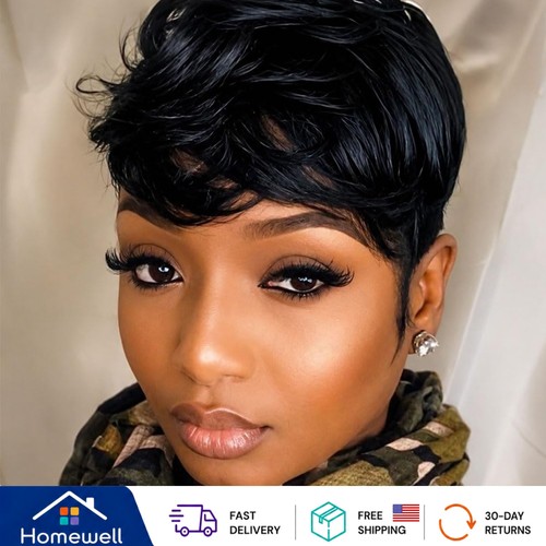 Stylish short curly - short, pixie