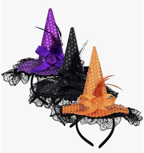 3pcs witch headband halloween - witch,
