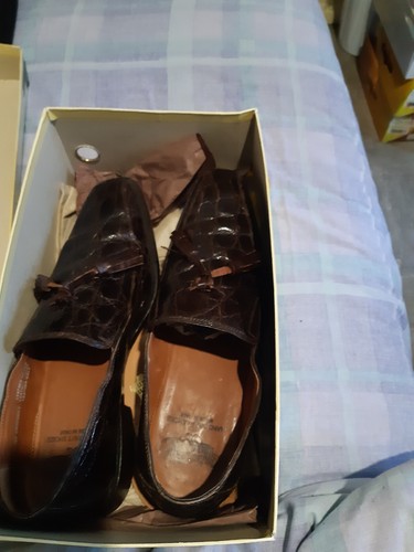 Crocodile skin shoes - crocodile,