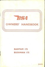 BSA Motorcycle Bantam 175 &