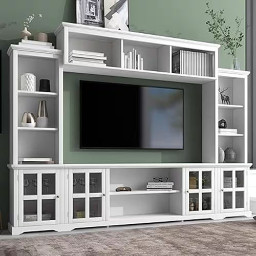 White multifunctional - white, tv