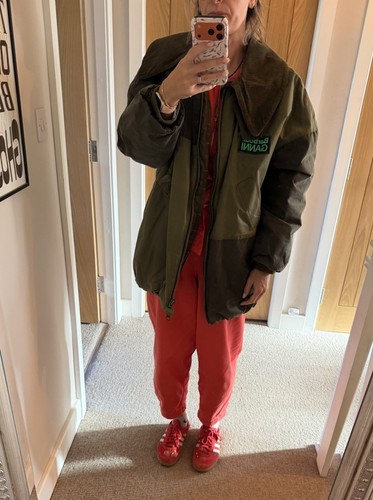 Barbour ganni wax bomber - ganni,