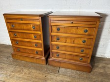 Georgian Style Pair Chest Of Drawers . Bedside Chest   . Free Delivery Available