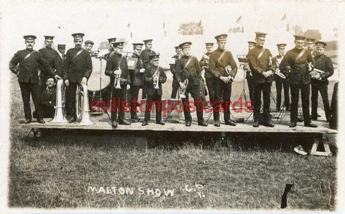 Real photo postcard - real, malton