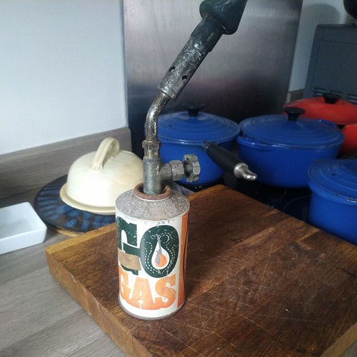 Tilley gas burner blow - go,
