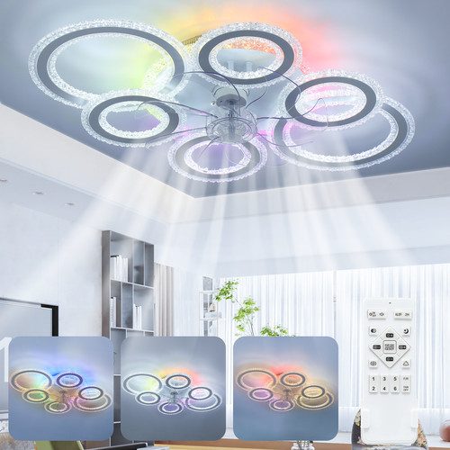 Rgb led ceiling fan - rgb,