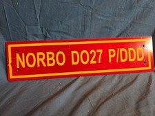 4"x 16 "  Used Norbo Do27