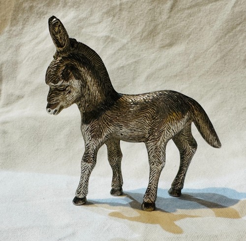 Vintage solid brass - , donkey