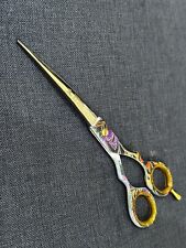 7" Professional Pet Dog Cat Hair Curved Cutting Grooming Scissors Shears Steel