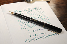 Vintage Mabie Todd Swan Fountain Pen 6260 - Flexible 14k Gold Nib - Restored GWC