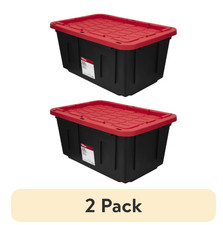 (2pack) 27 Gallon Snap Lid