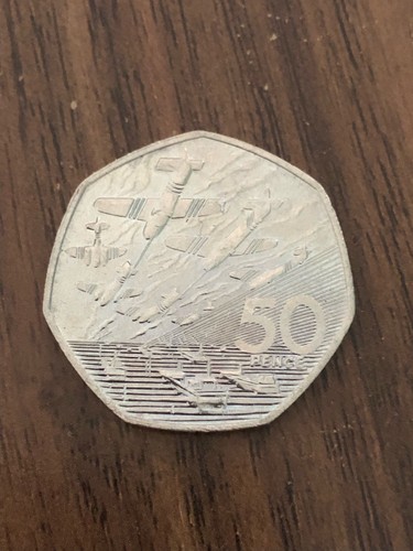 1994 50p coin day landing - 1994, d