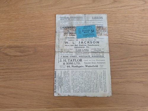1945 wakefield trinity v - wakefield,