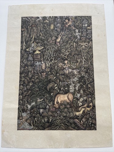 Bali painting vintage - painting,