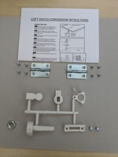 Drop down loft hatch door conversion kit with easy to follow instructions