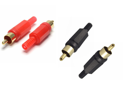 Rca phono male plugs - rca,