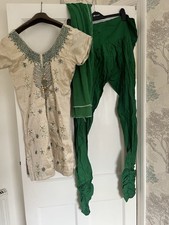 Green And Cream Indian