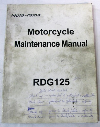 Moto roma rdg125 - rdg125, illustrated