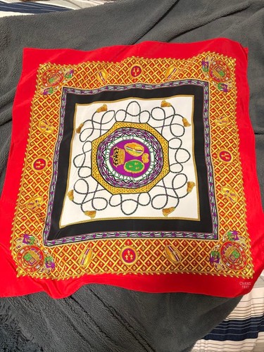 Chanel red decorative - decorative, scarf