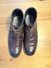 M&S Autograph Men's Brown Leather Boots. Size 10.