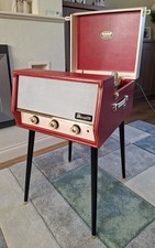 Fab DANSETTE  CONQUEST AUTO RECORD PLAYER With Legs.  Fully Refurbished. 