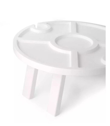 Plastic foldable camping table - plastic,