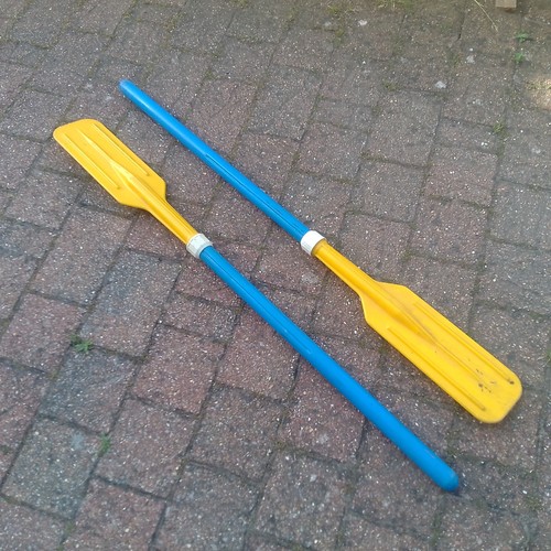 Vintage boat oars - boat, for