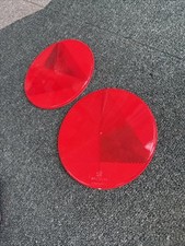 Swift Challenger Conqueror Caravan Triangle Round Rear Back Red Reflectors HELLA