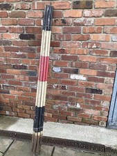 Vintage Windbreaker Privacy Poles Beach Hiking & Camping Caravan Park